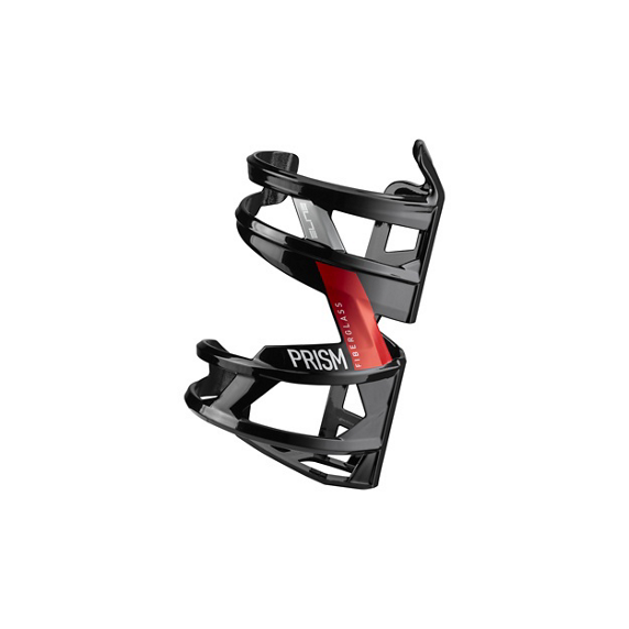 Porte-Bidon ELITE PRISM GAUCHE Noir/Rouge