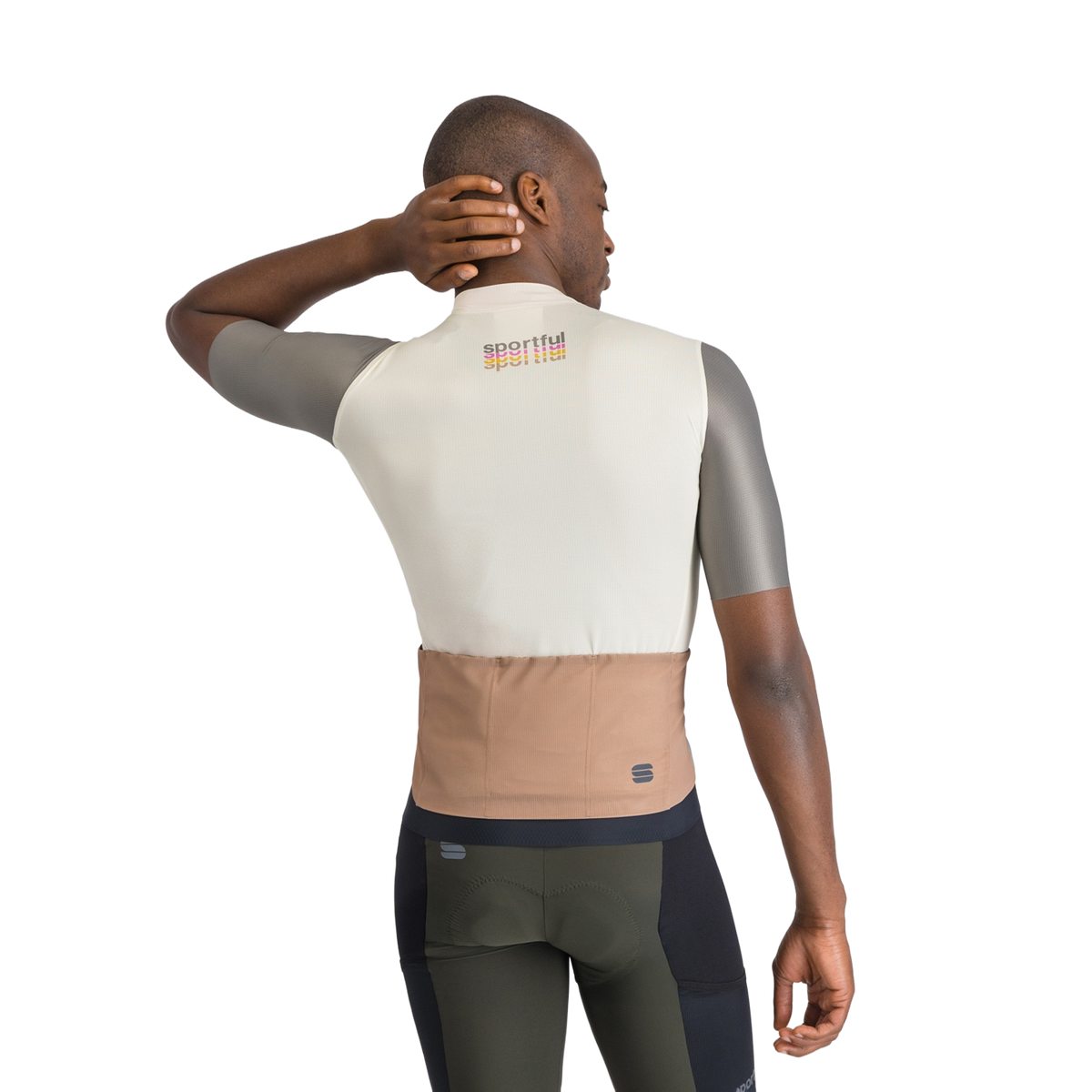 Maillot SPORTFUL SUPERGIARA 2 LOGO Manches Courtes Crème
