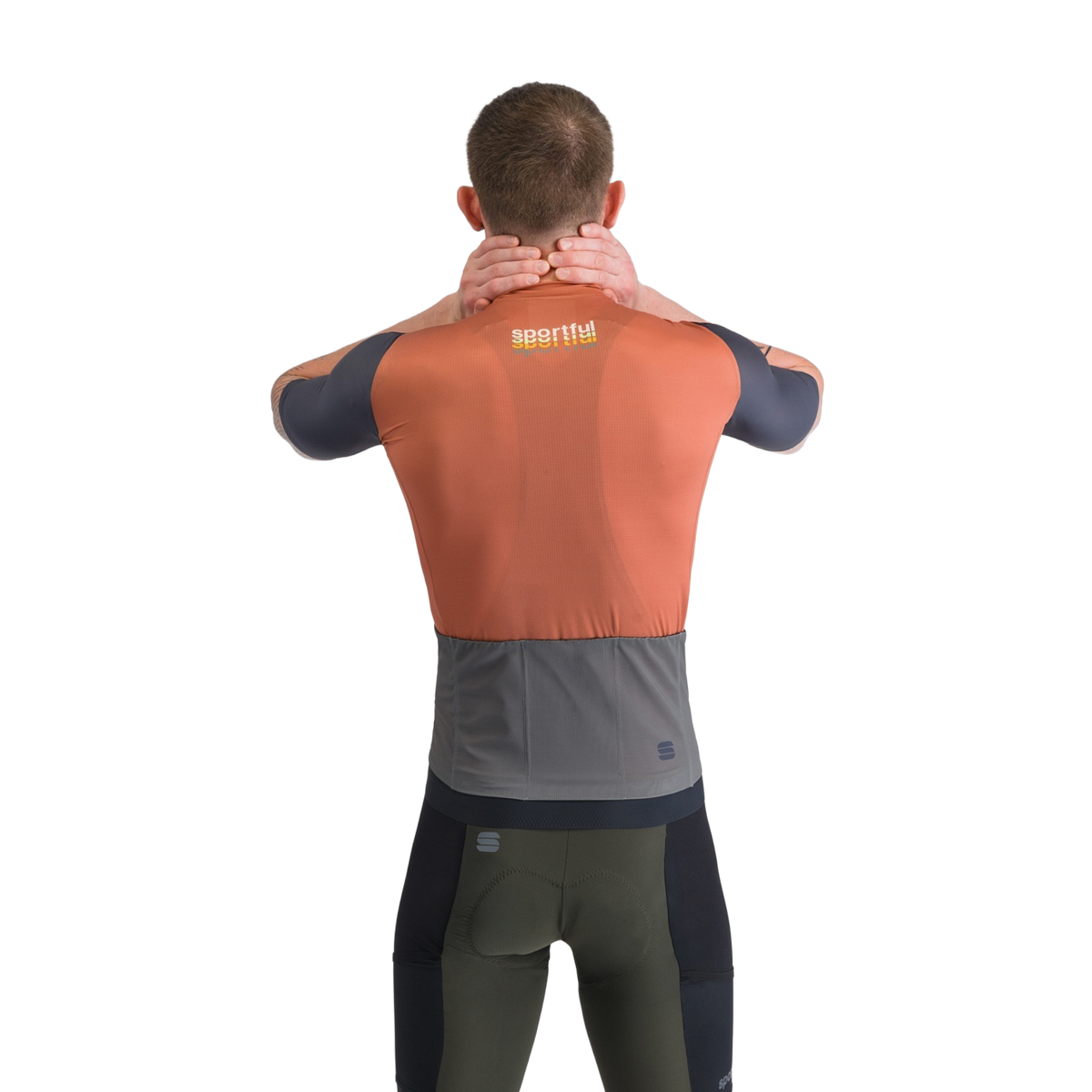 Maillot SPORTFUL SUPERGIARA 2 LOGO Manches Courtes Orange