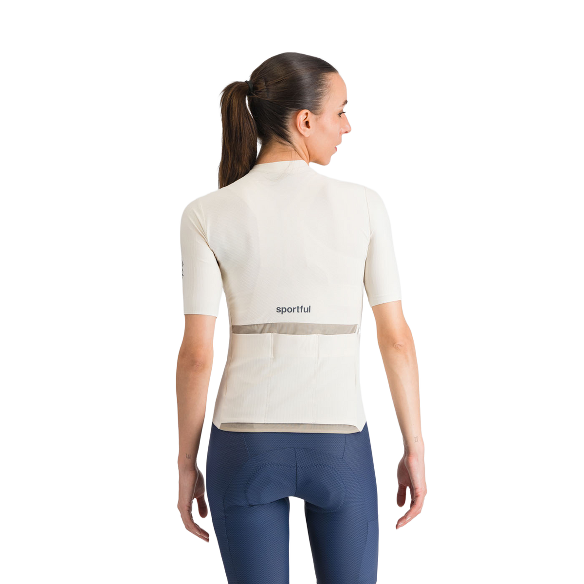 Maillot SPORTFUL HYPEREPIC Manches Courtes Femme Crème