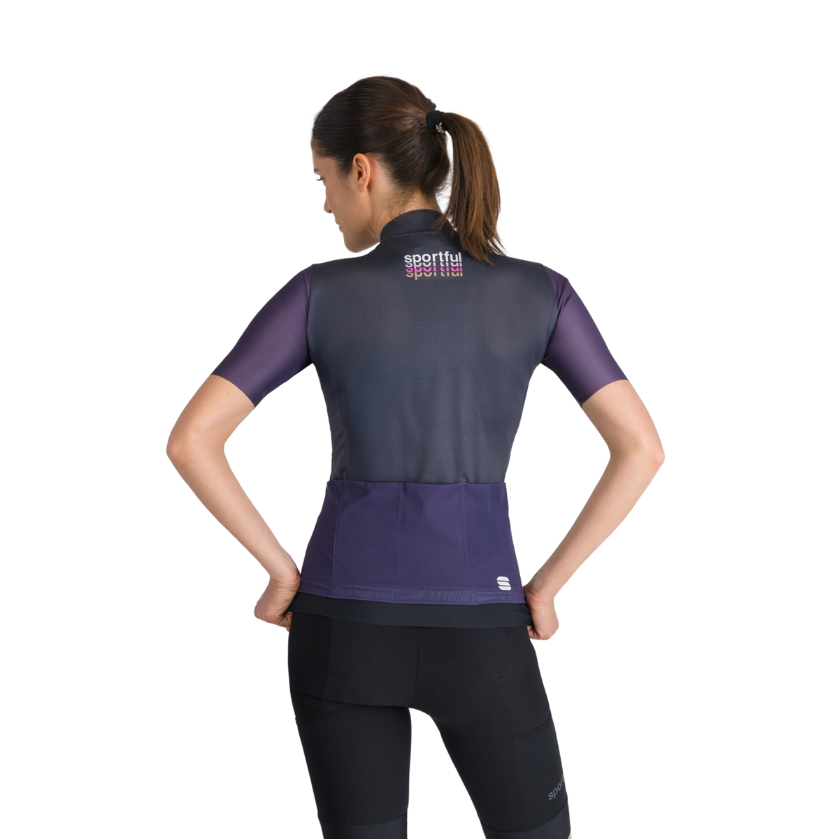 Maillot SPORTFUL SUPERGIARA 2 LOGO Manches Courtes Femme Marine