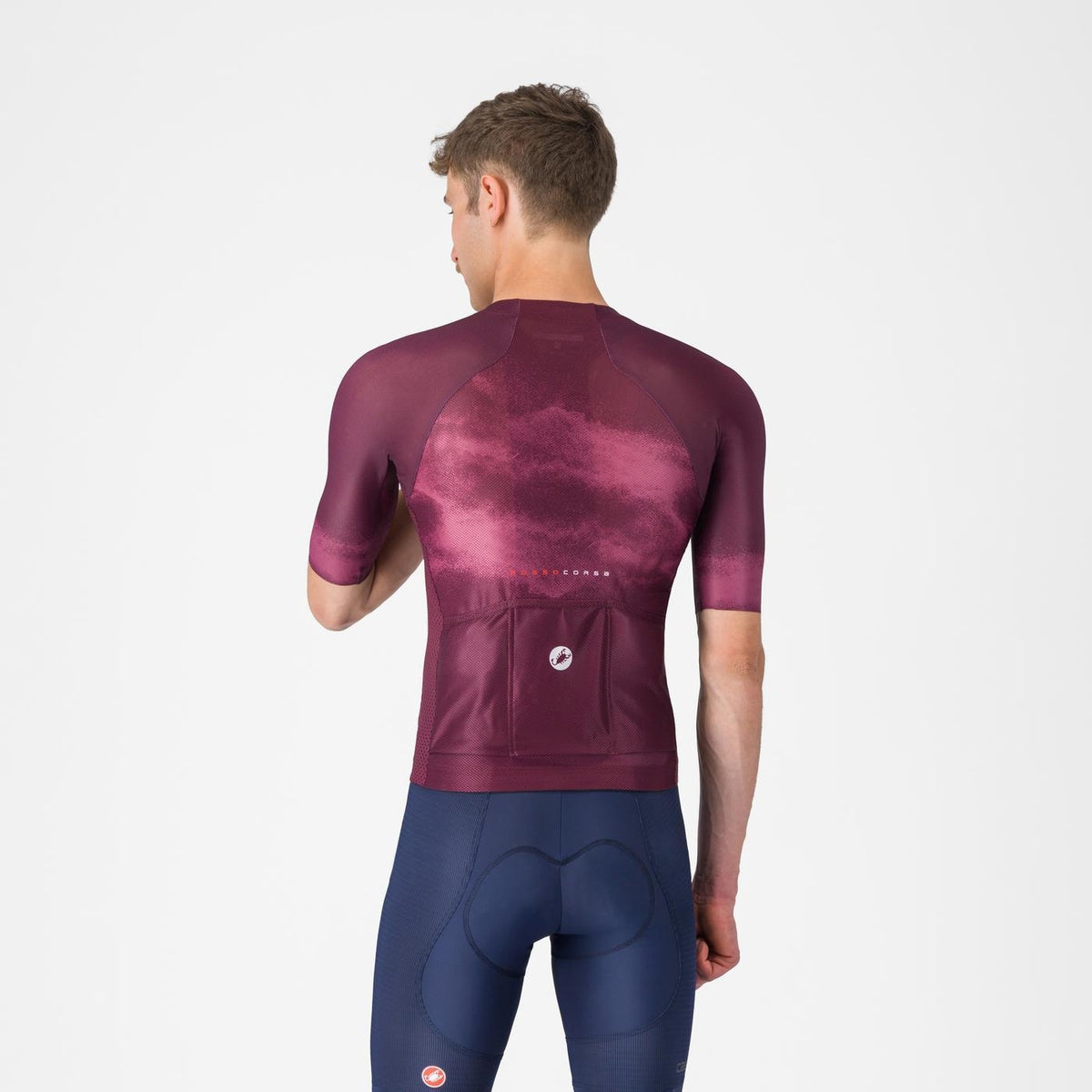 Maillot CASTELLI CLIMBER'S A/C Manches Courtes Bordeaux