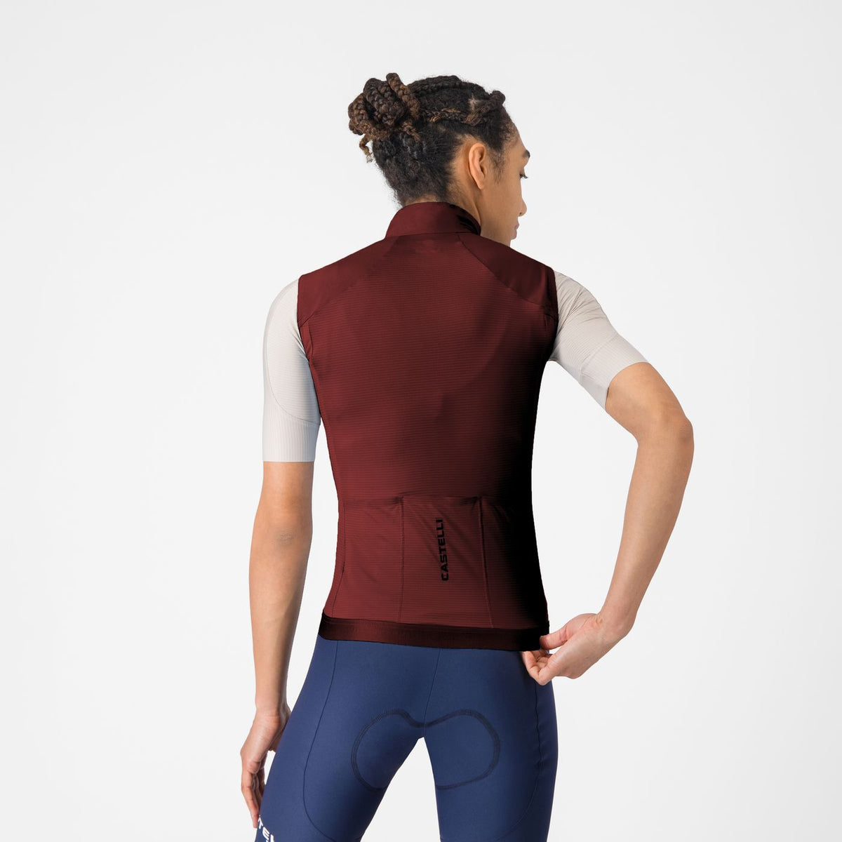 Veste Sans Manches CASTELLI ESPRESSO 2 Femme Bordeaux