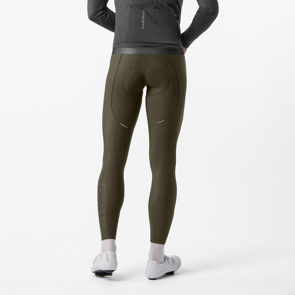 Cuissard Long à Bretelles CASTELLI ESPRESSO 2 Kaki