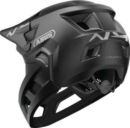 Casque VTT ABUS YOUDROP FF Junior Muted Noir