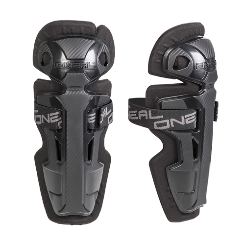 Genouillères O'NEAL PRO II RL CARBON LOOK CUPS Junior Noir