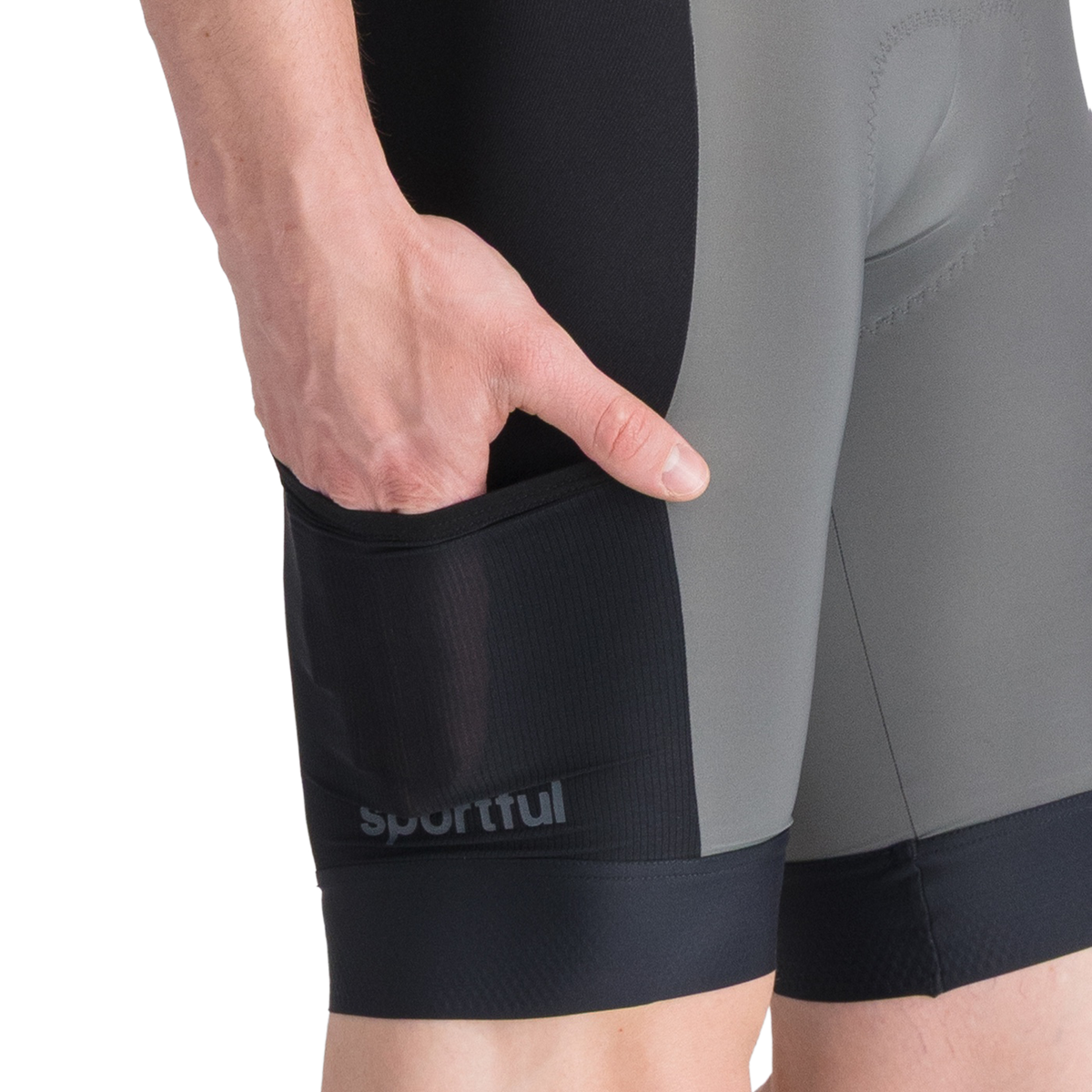 Cuissard Court à bretelles SPORTFUL SUPERGIARA 2 Gris/Noir