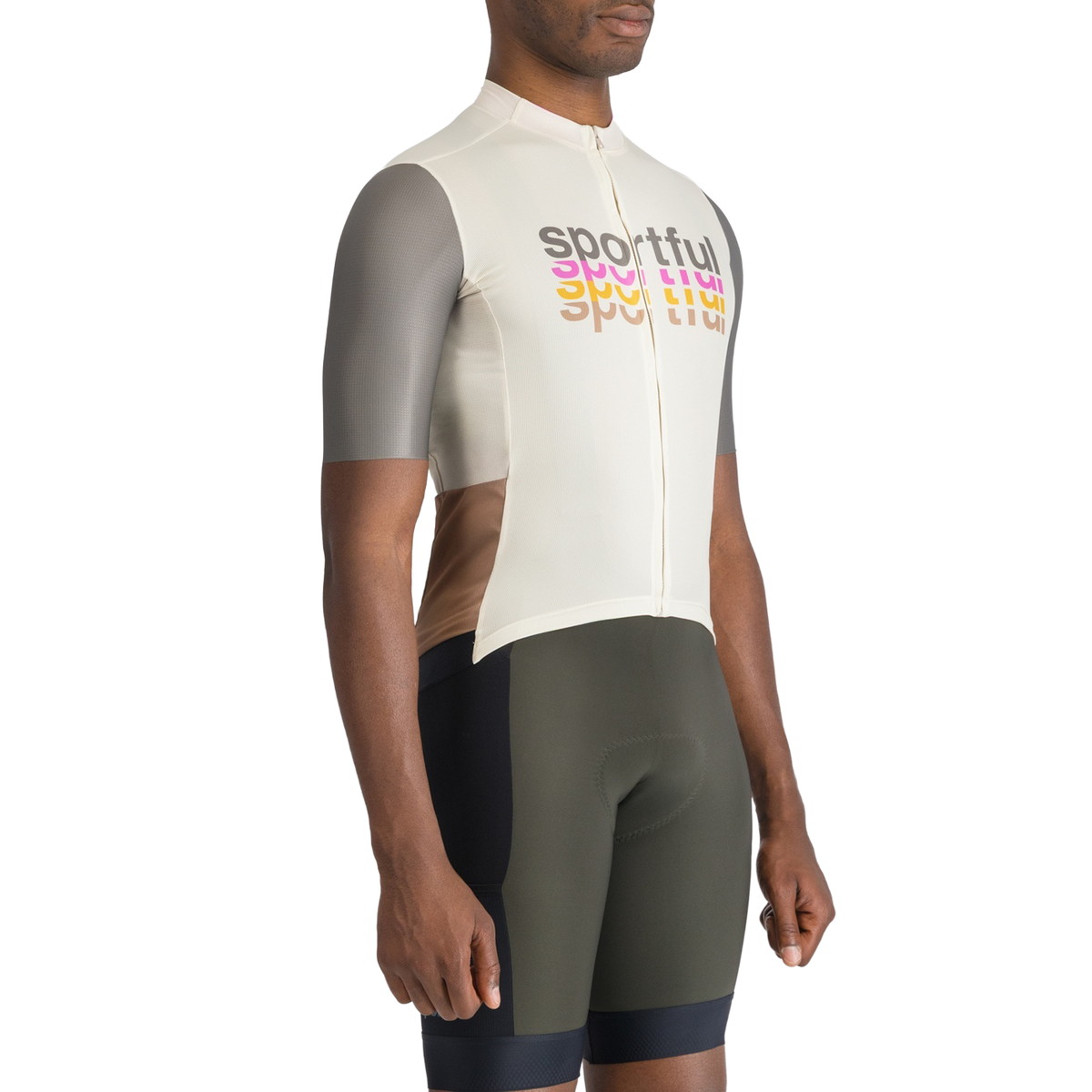 Maillot SPORTFUL SUPERGIARA 2 LOGO Manches Courtes Crème