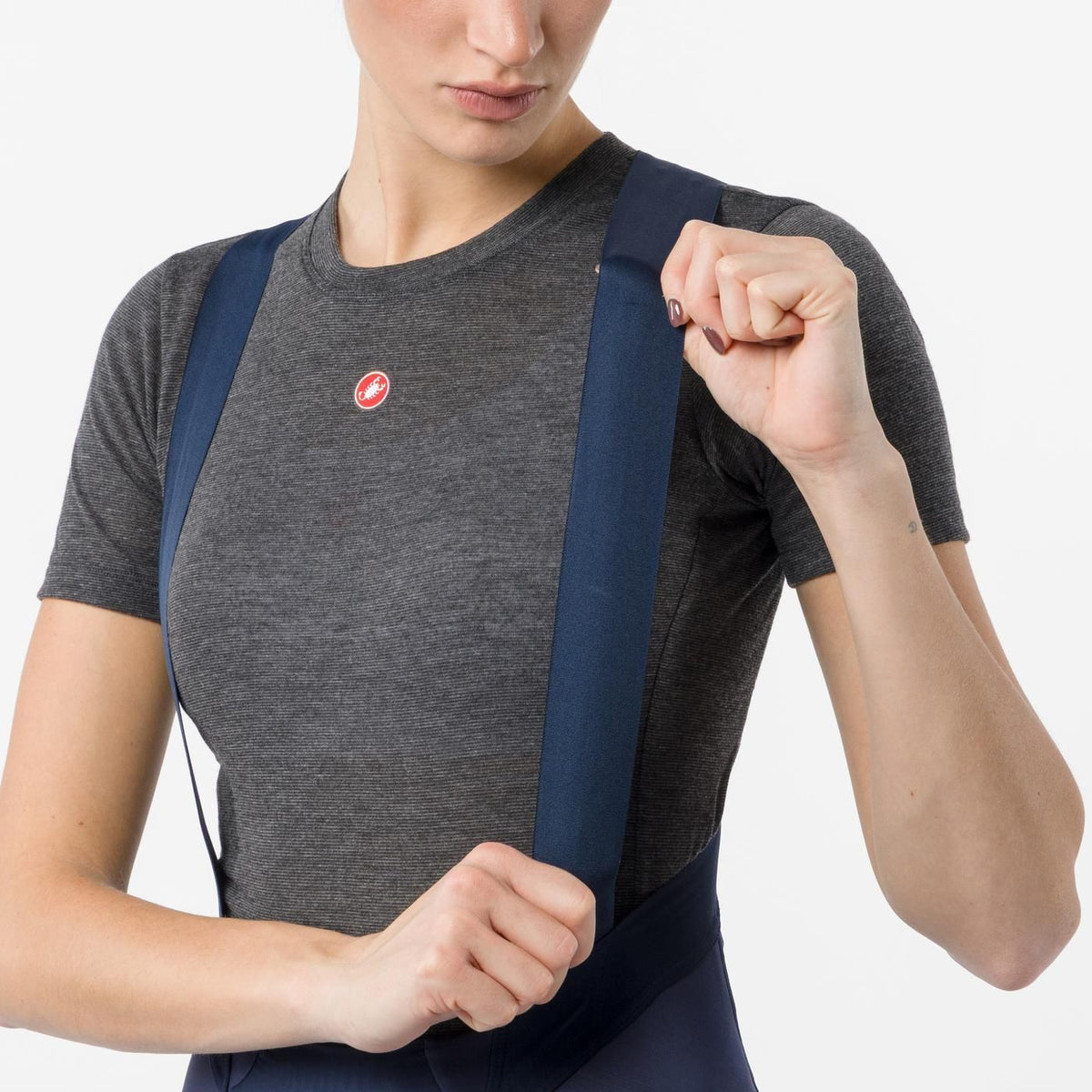Cuissard Long à Bretelles CASTELLI ESPRESSO 2 DT Femme Bleu
