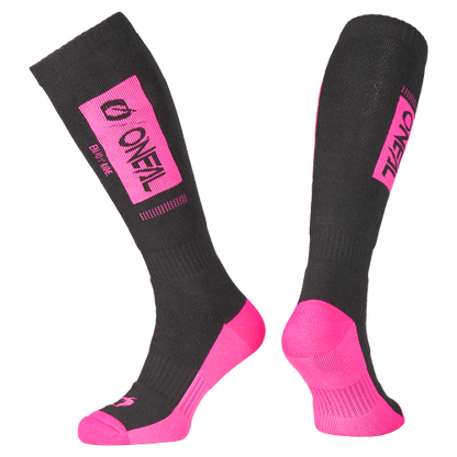 Chaussettes O'NEAL PRO MX RW Noir/Rose