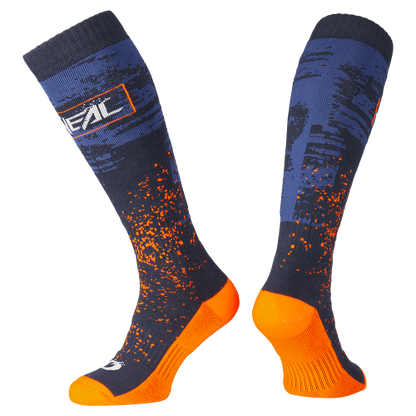 Chaussettes O'NEAL PRO MX PAINT Bleu/Orange