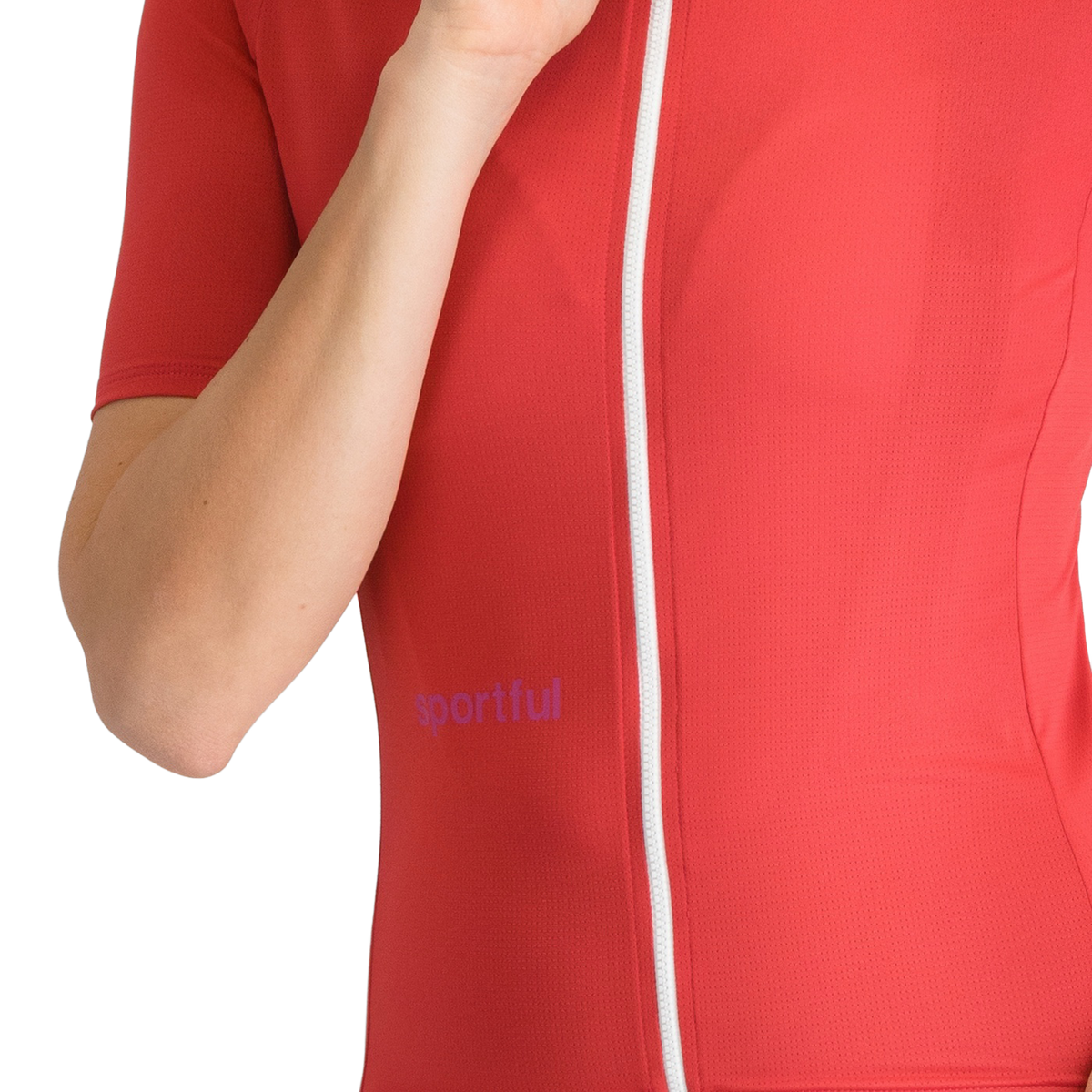 Maillot SPORTFUL CLASSIC Manches Courtes Femme Rouge