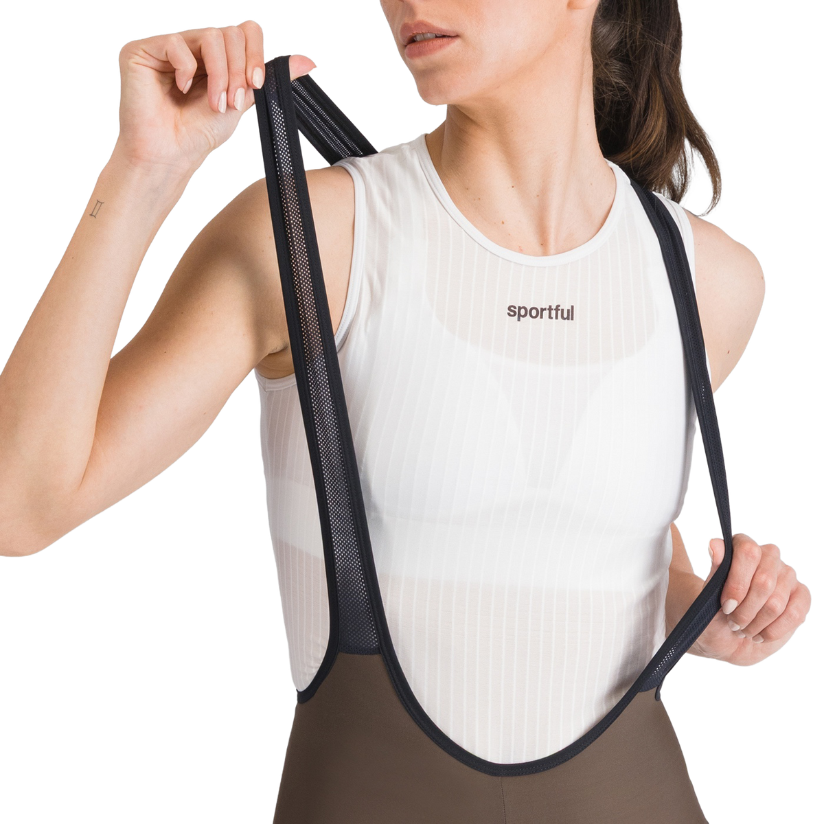 Cuissard Court à Bretelles SPORTFUL GIARA 2 Femme Marron