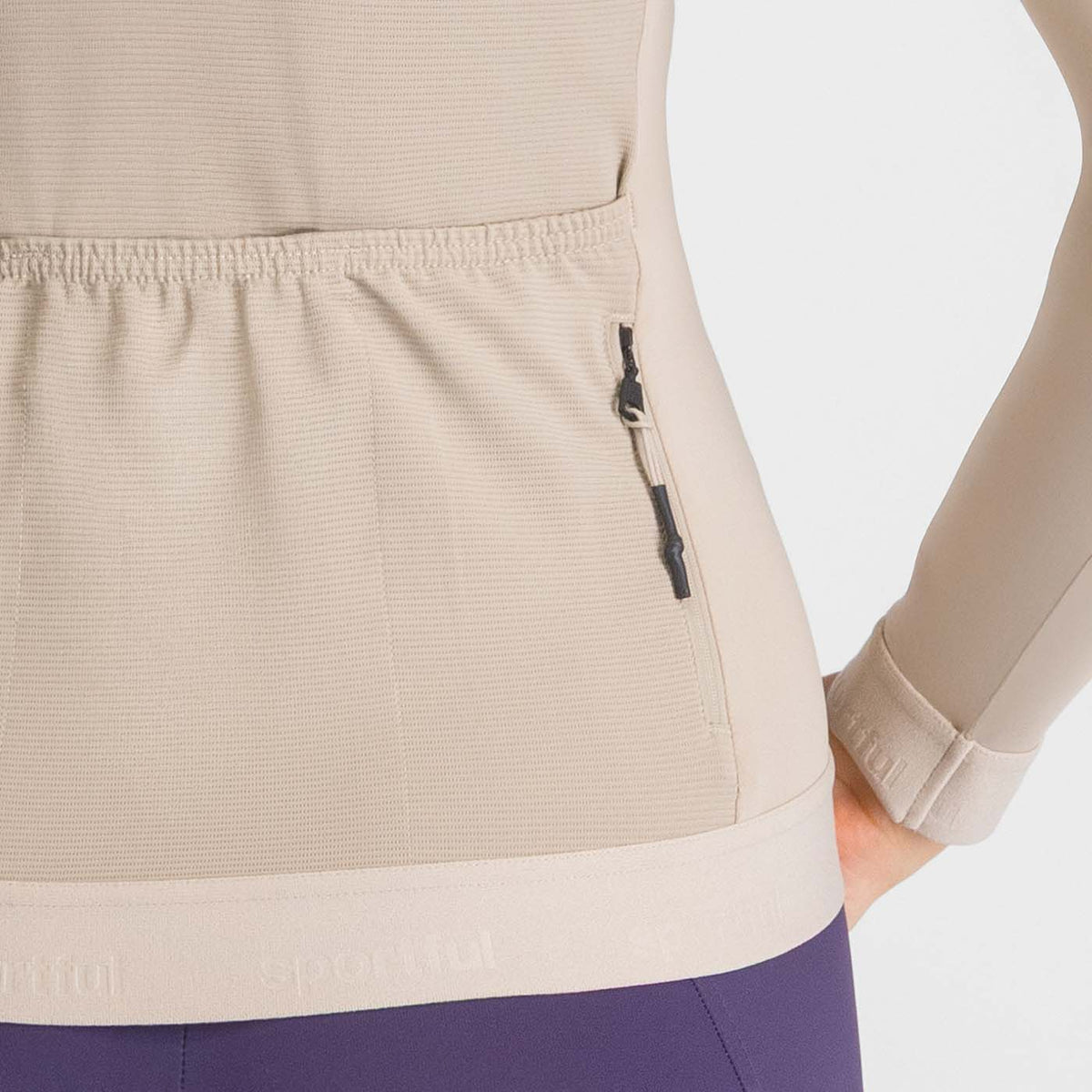 Maillot SPORTFUL SRK Manches Longues Femme Beige