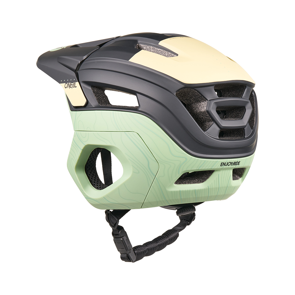 Casque VTT O'NEAL TRAPPER EVO TOPO Noir/Sand/Mint