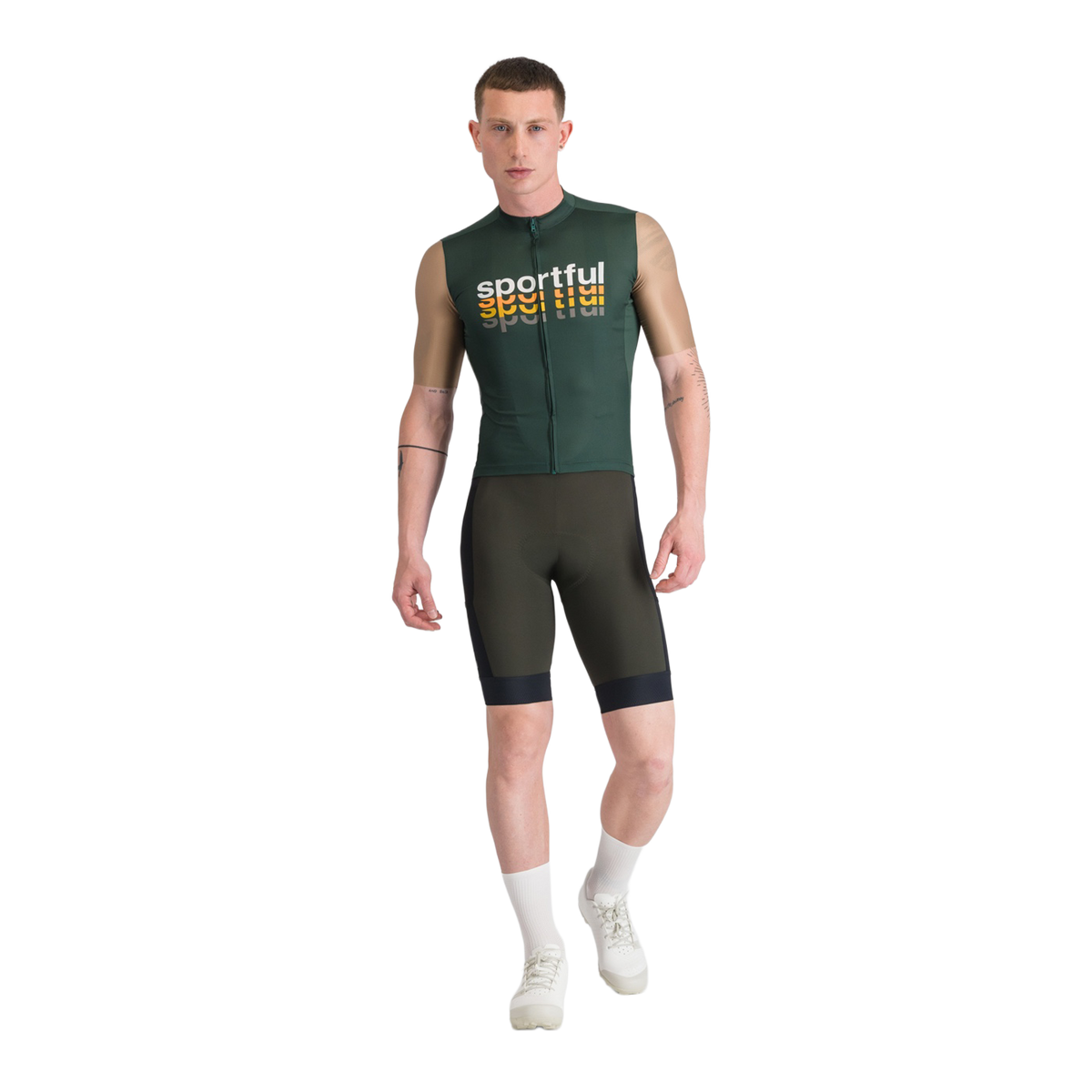 Maillot SPORTFUL SUPERGIARA 2 LOGO Manches Courtes Kaki