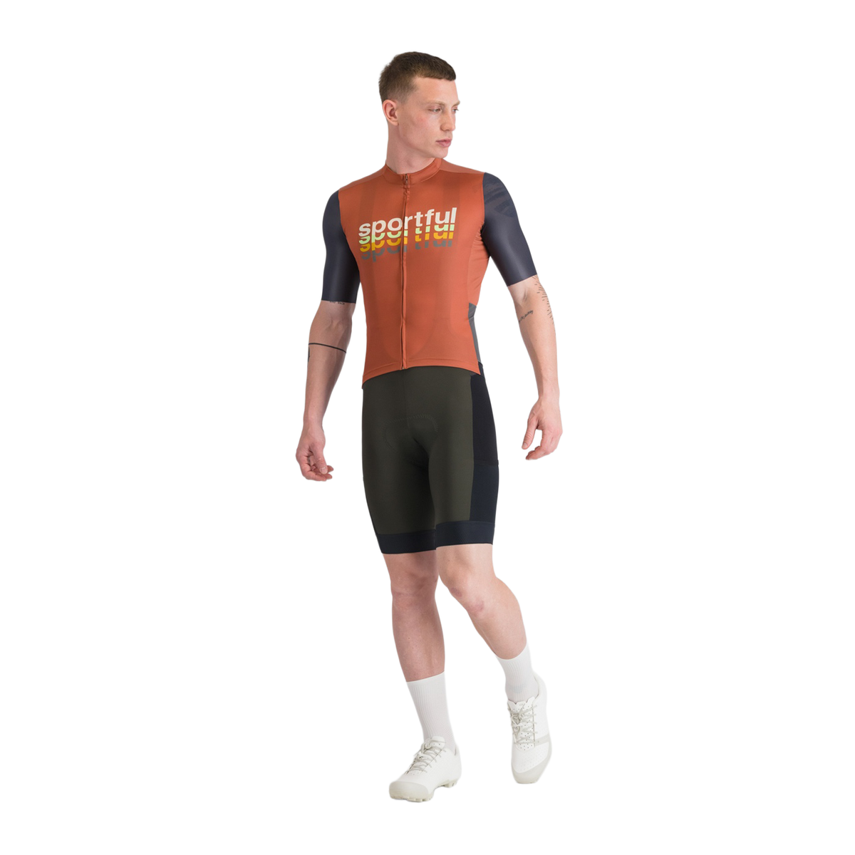 Maillot SPORTFUL SUPERGIARA 2 LOGO Manches Courtes Orange
