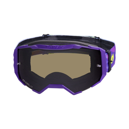 Masque O'NEAL B-22 PAINT Violet/Jaune Fluo