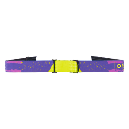 Masque O'NEAL B-22 PAINT Violet/Jaune Fluo