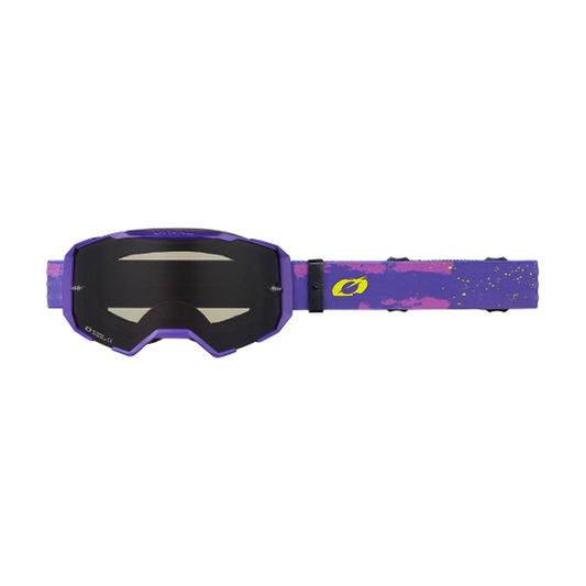 Masque O'NEAL B-22 PAINT Violet/Jaune Fluo