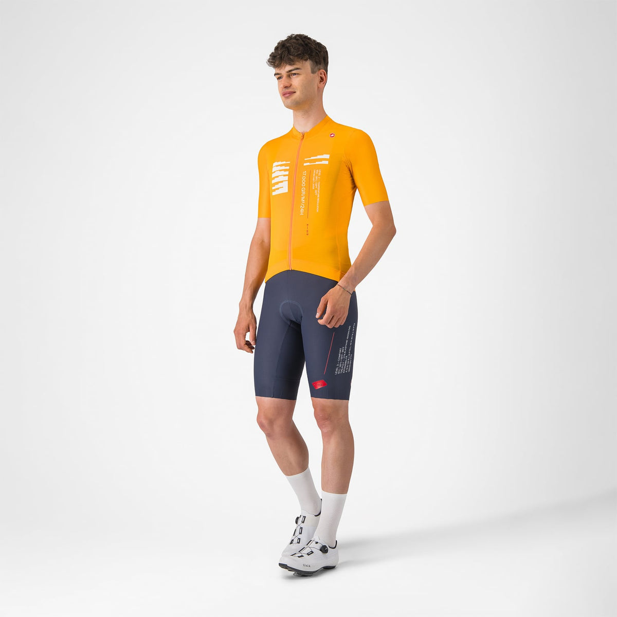 Maillot CASTELLI ESPRESSO R--A/D Manches Courtes Orange