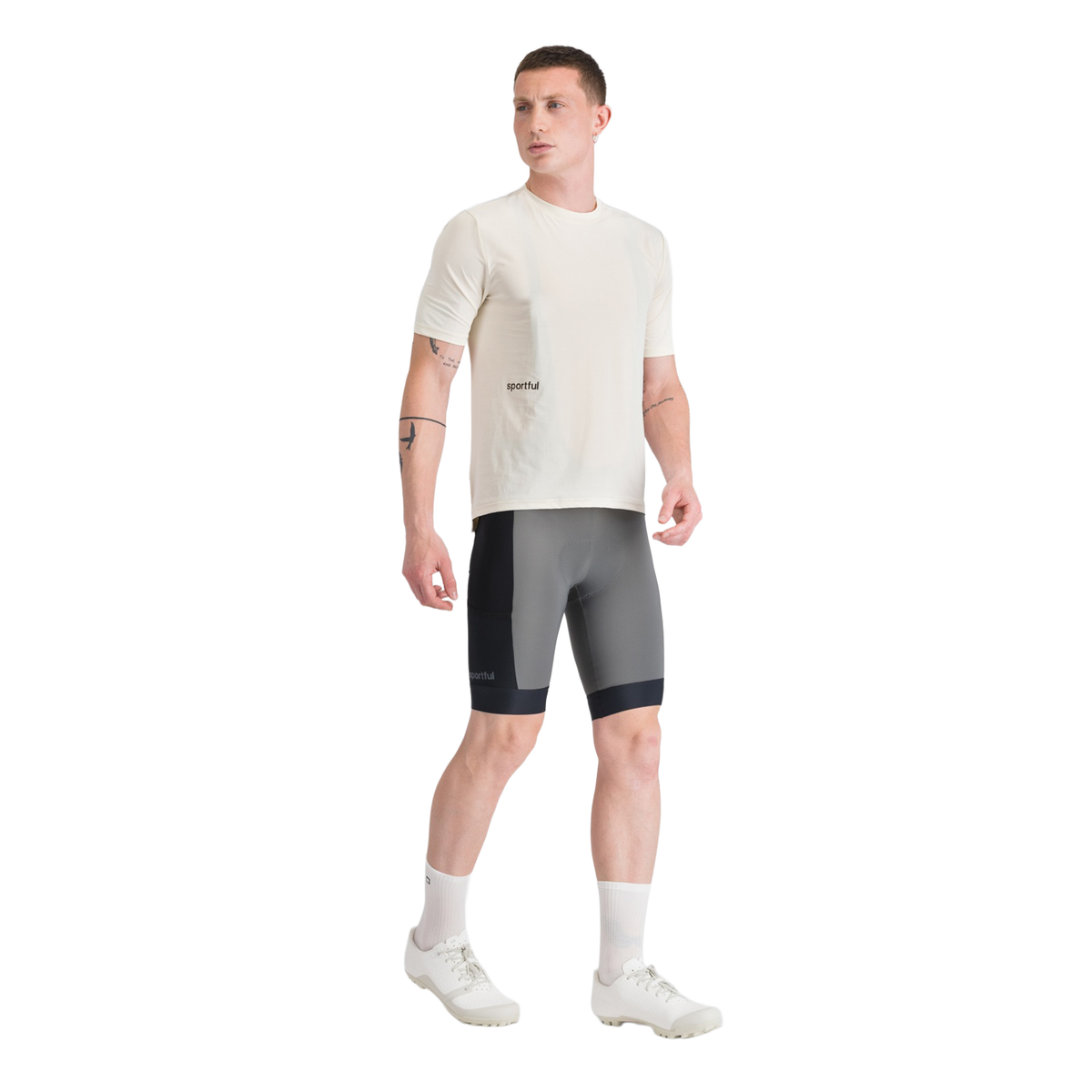 Cuissard Court à bretelles SPORTFUL SUPERGIARA 2 Gris/Noir