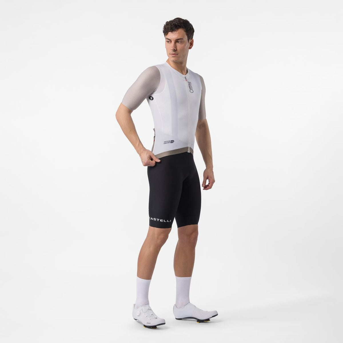 Maillot CASTELLI CORRETTO Manches Courtes Ivoire/Clay