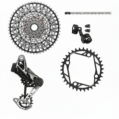 Groupe SRAM XX EAGLE E-MTB 104BCD AXS T-TYPE 36 Dents 10/52 USB-C