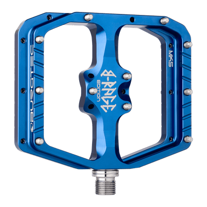 Pédales Plates BURGTEC PENTHOUSE FLAT MK5 B-RAGE EDITION Bleu
