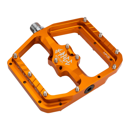 Pédales Plates BURGTEC PENTHOUSE FLAT MK5 B-RAGE EDITION Orange