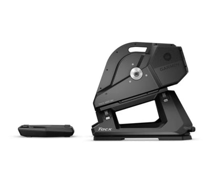 TACX NEO 3M — Vue de profil et support de roue avant