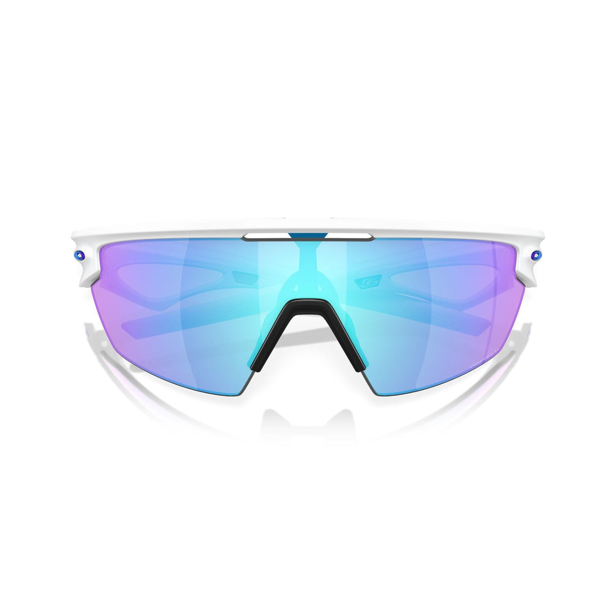 Lunettes OAKLEY SPHAERA Blanc Matt Prizm Sapphire Polarized - 0OO9403-0236