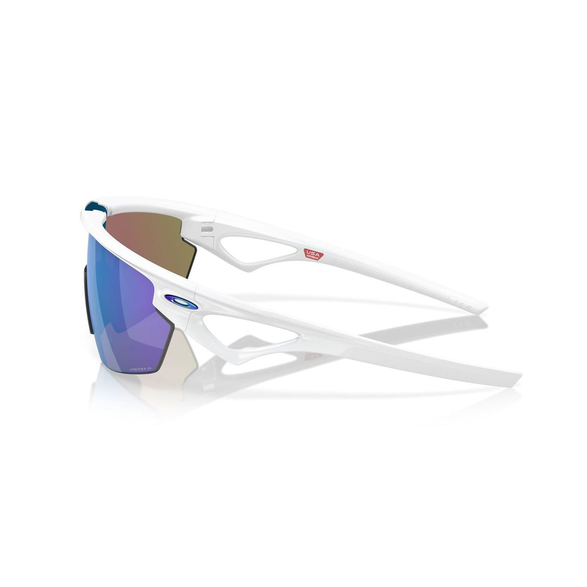 Lunettes OAKLEY SPHAERA Blanc Matt Prizm Sapphire Polarized - 0OO9403-0236