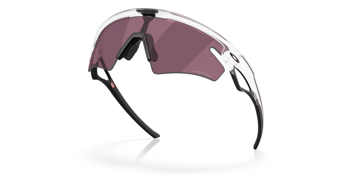 Lunettes OAKLEY SPHAERA SLASH Matt Clear Verre Prizm Road Noir - OO9499-1036