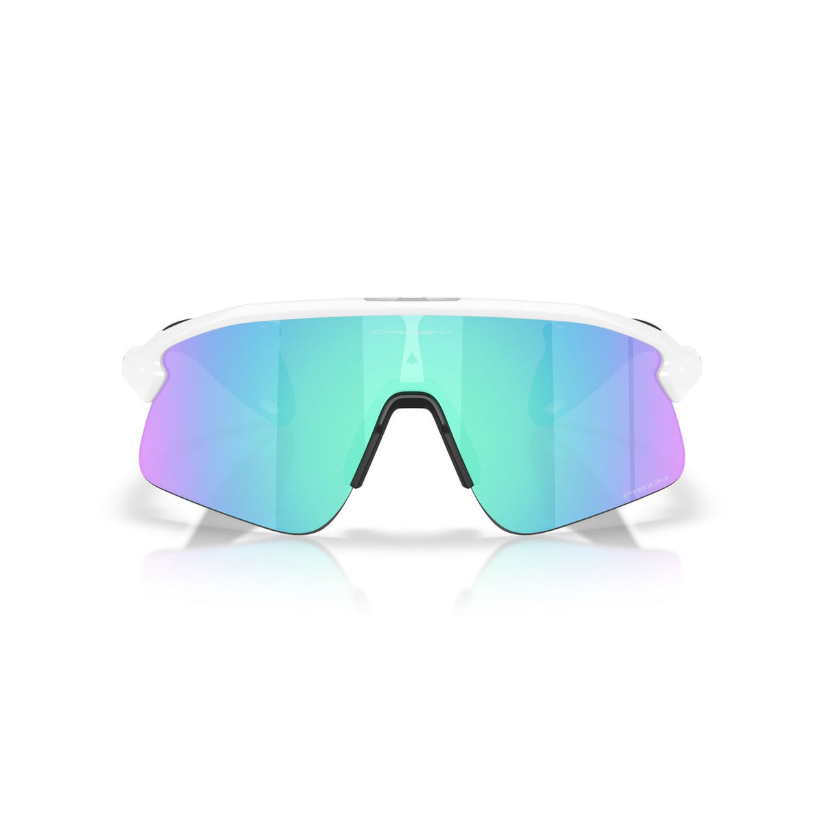Lunettes OAKLEY STUNT DEVIL Blanc Matt Prizm Sapphire