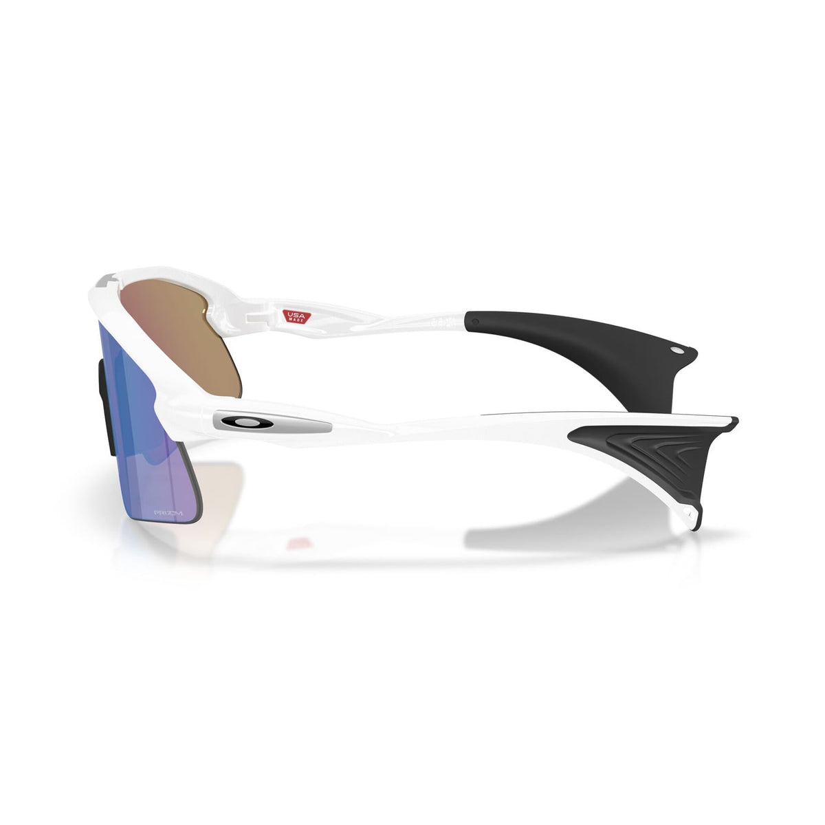 Lunettes OAKLEY STUNT DEVIL Blanc Matt Prizm Sapphire