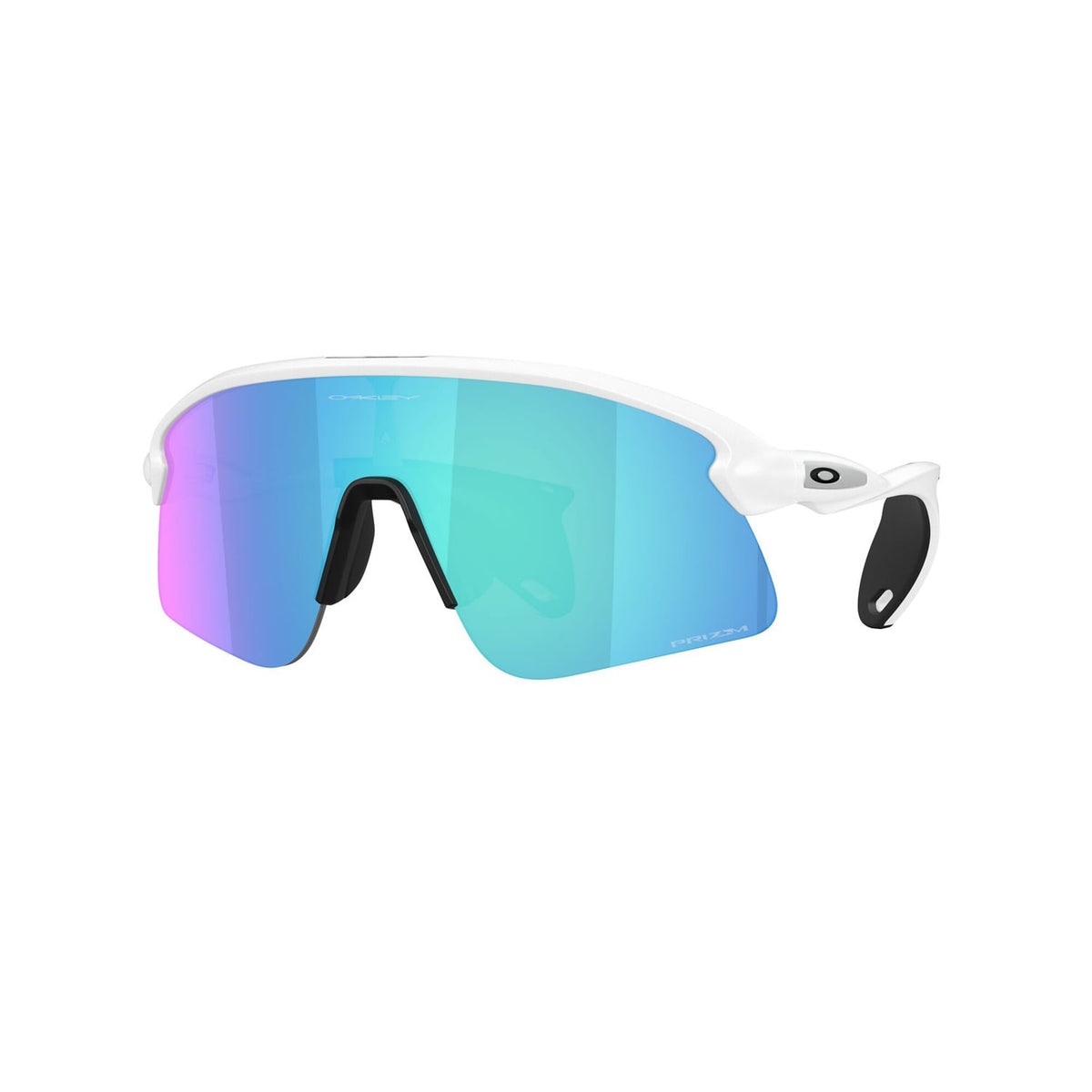 Lunettes OAKLEY STUNT DEVIL S Blanc Matt Prizm Sapphire