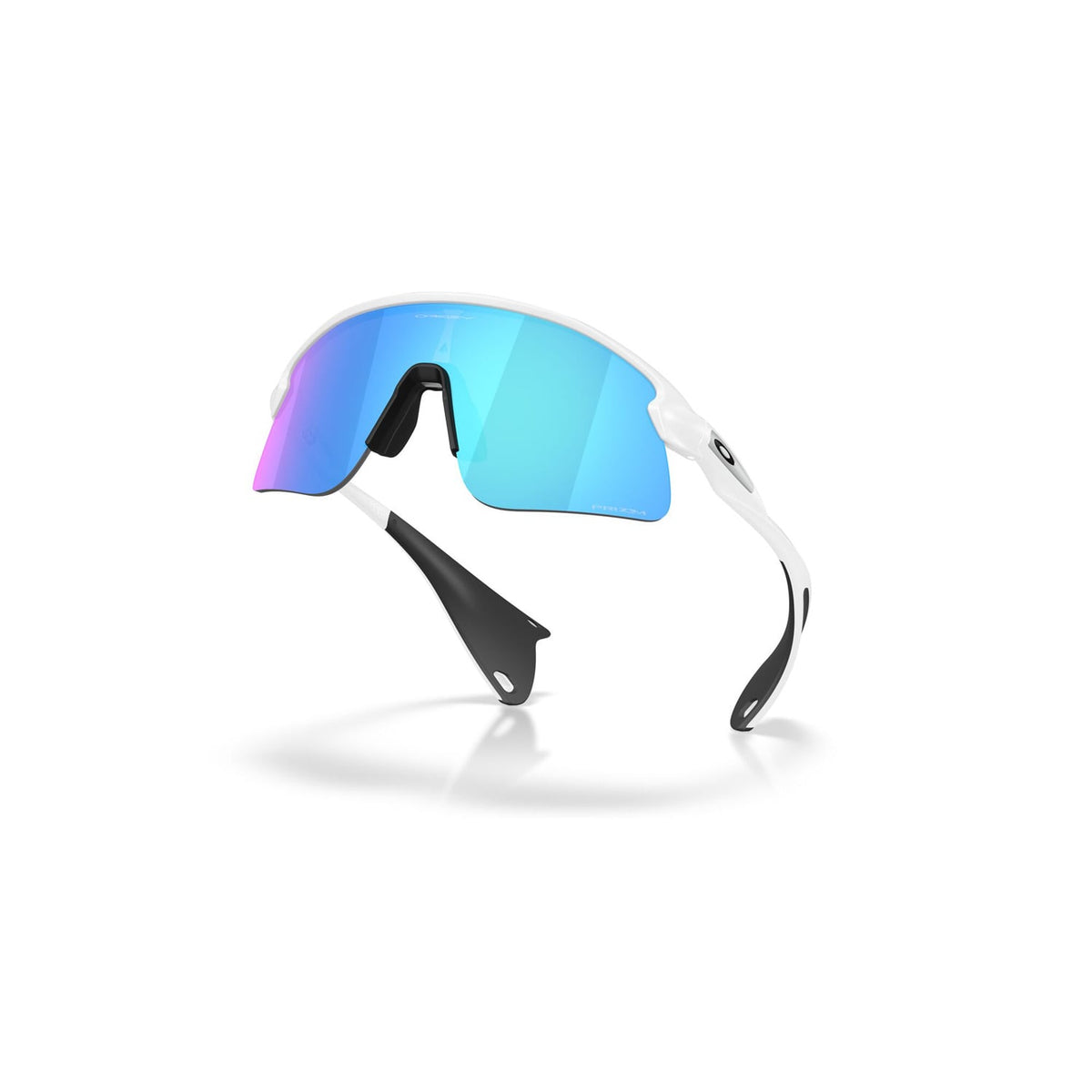 Lunettes OAKLEY STUNT DEVIL S Blanc Matt Prizm Sapphire
