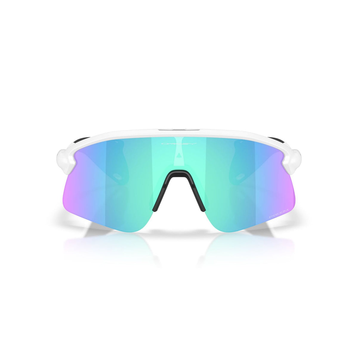 Lunettes OAKLEY STUNT DEVIL S Blanc Matt Prizm Sapphire