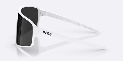 Lunettes BLIZ P001 Blanc Matt Écran Smoke