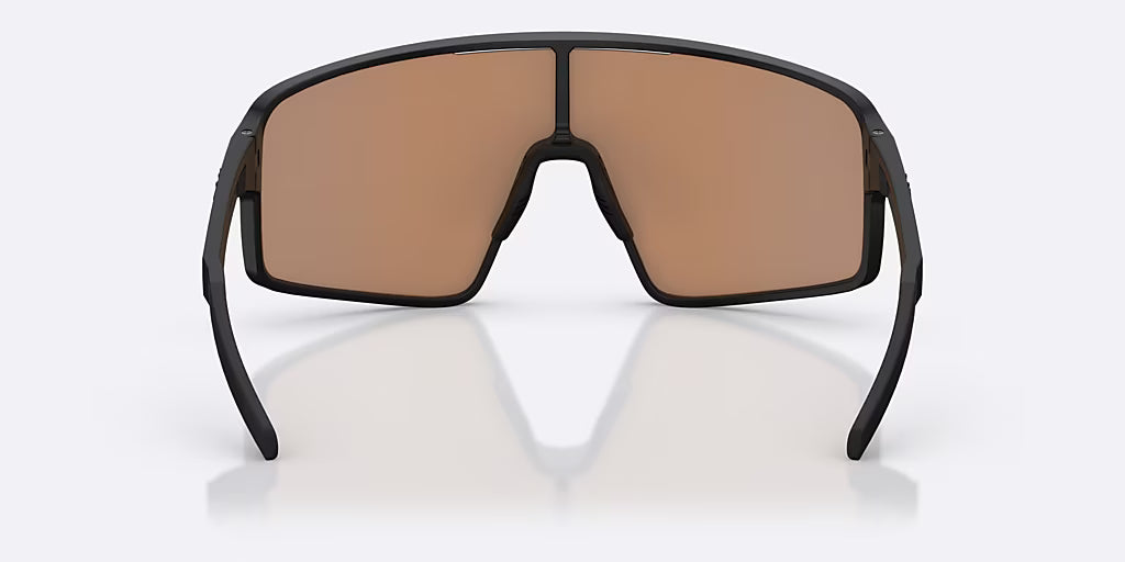 Lunettes BLIZ P001 Noir Matt Verre Coral/Orange Bleu Iridium