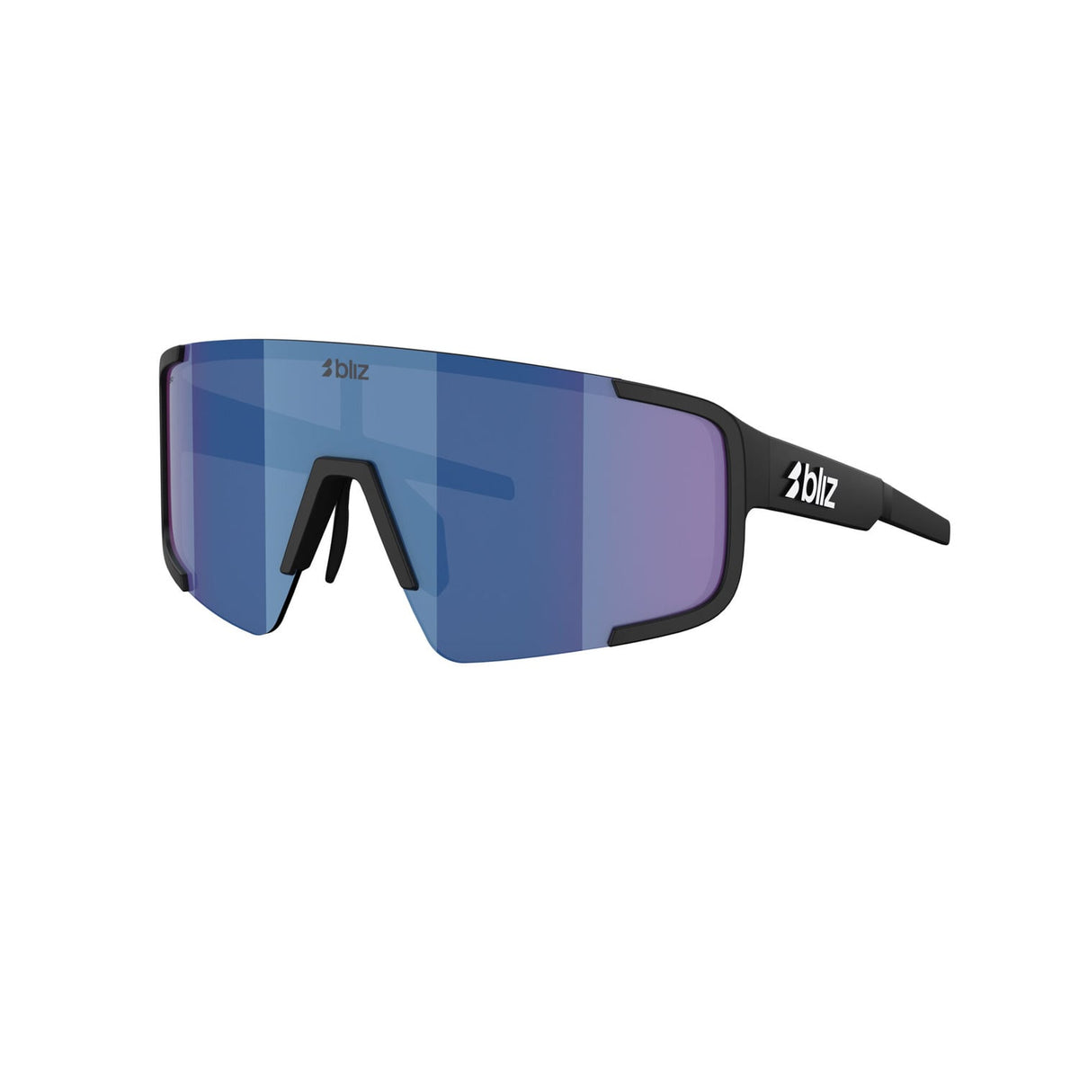 Lunettes BLIZ P003 Noir Matt Verre Blue Mirror