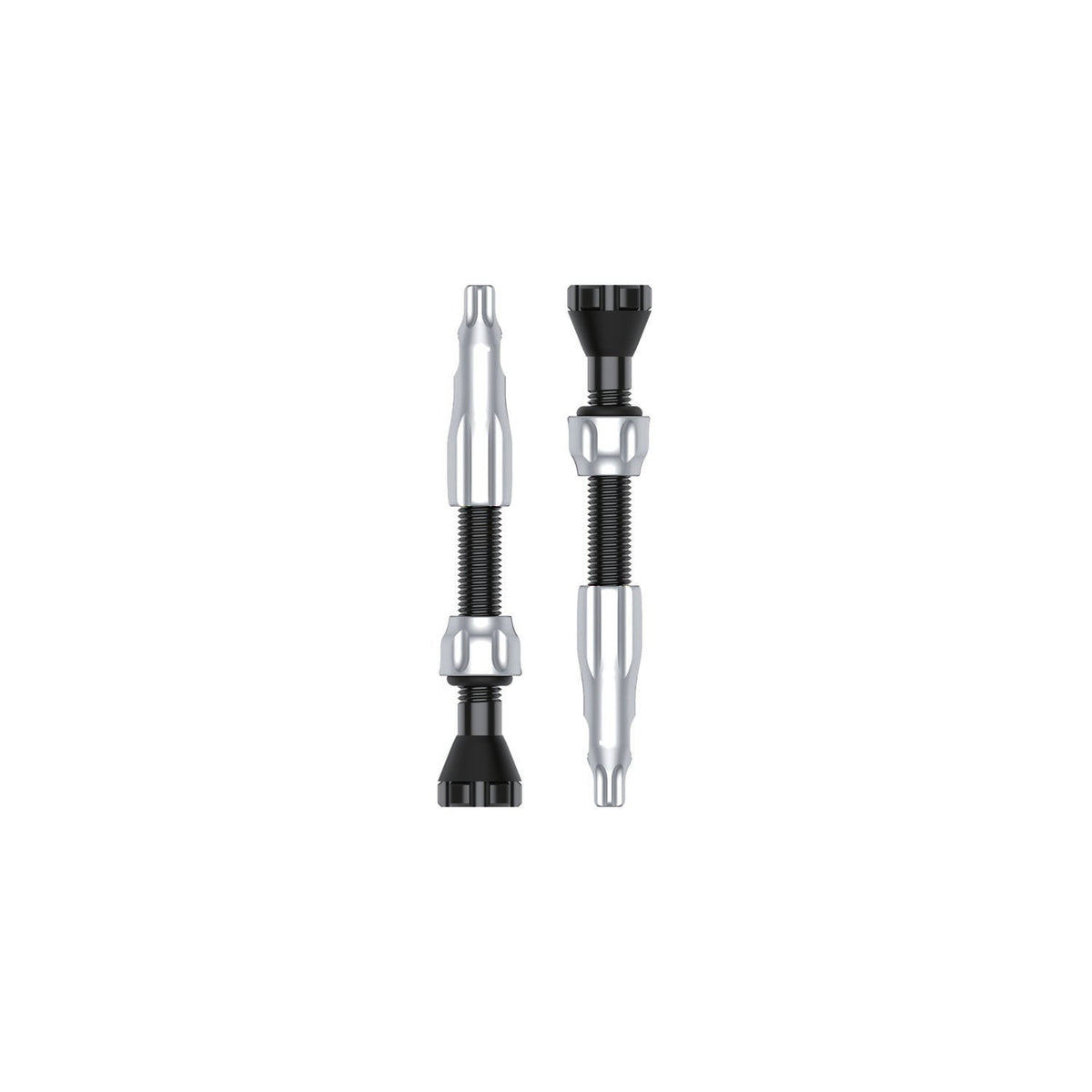 Lot de 2 Valves Tubeless LEZYNE CNC 44mm Argent