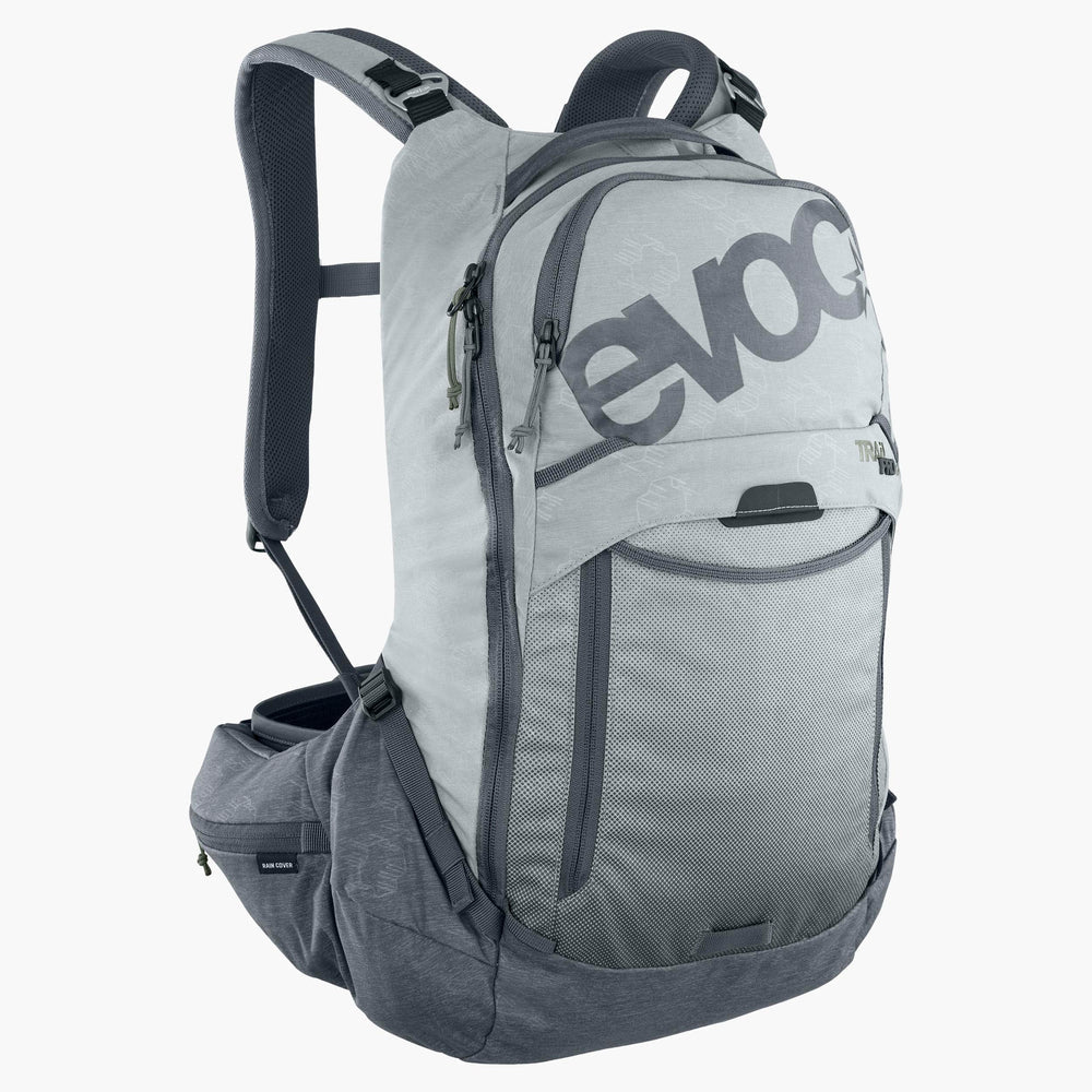 Sac à Dos avec Dorsale EVOC TRAIL PRO 16L Gris