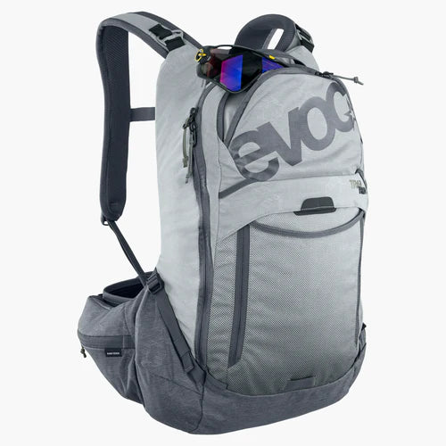 Sac à Dos avec Dorsale EVOC TRAIL PRO 16L Gris
