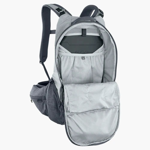 Sac à Dos avec Dorsale EVOC TRAIL PRO 16L Gris