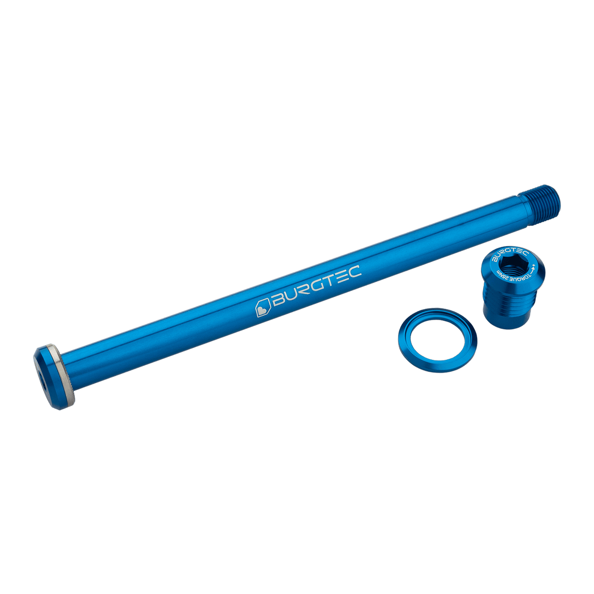 Axe de Roue Arrière BURGTEC 174mm pour Cadre Yeti Bleu Foncé