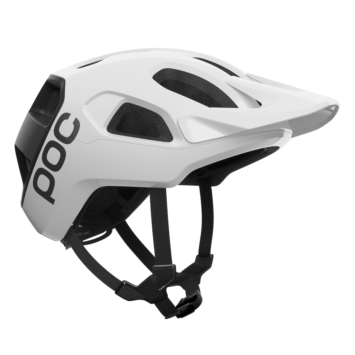 Casque VTT POC CULARIS Blanc/Noir Matt Logo