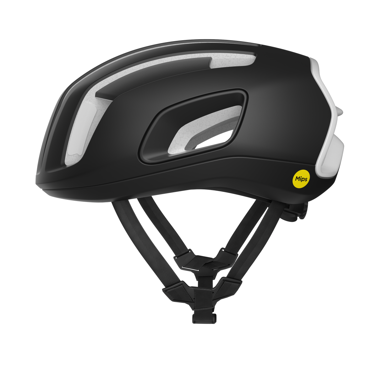 Casque Route POC CYTAL MIPS Noir Matt/Blanc Matt
