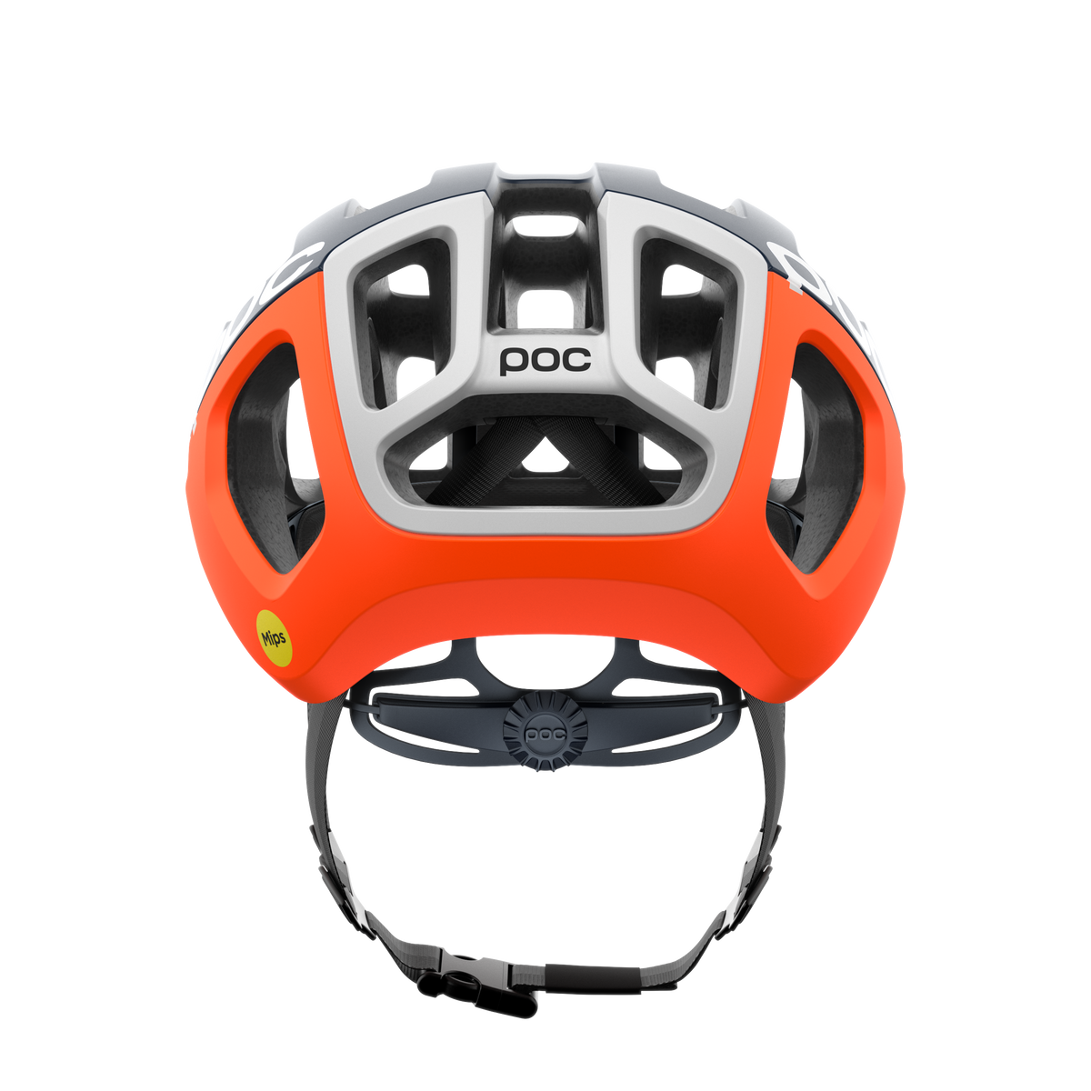 Casque Route POC VENTRAL AIR MIPS Marine/Orange/Blanc Matt